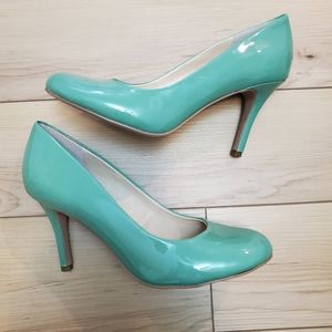 Nine West Teal Heels